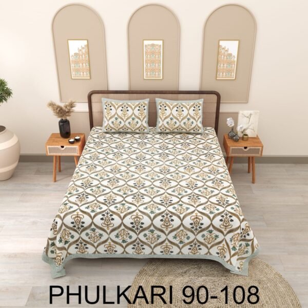 Phulkari Bedsheet 26