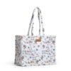 Monkey and Giraffe Tote Handbag (Cream)