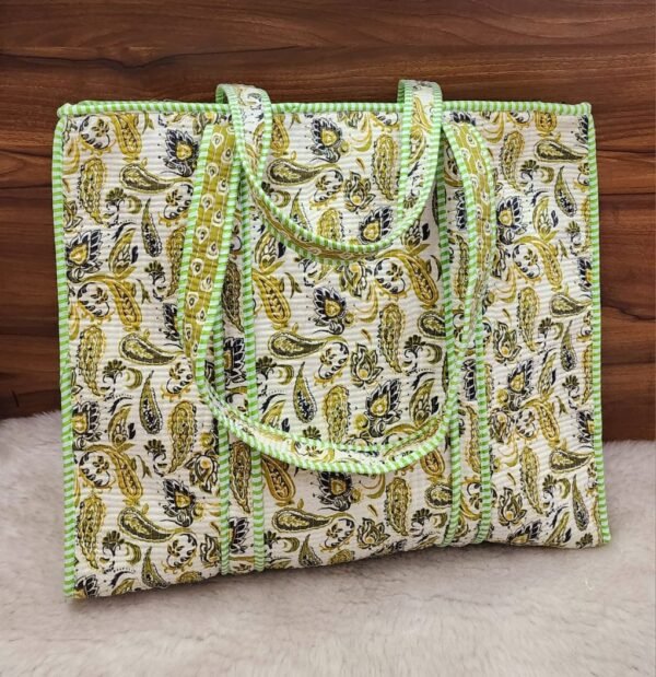 Red hot Quilted tote handbags